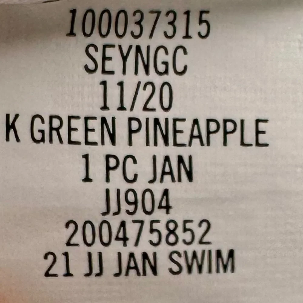 Janie and Jack Baby Pineapple Ruffle One Piece Bathing Suit. 6-12 Months. NWOT. - Picture 8 of 10